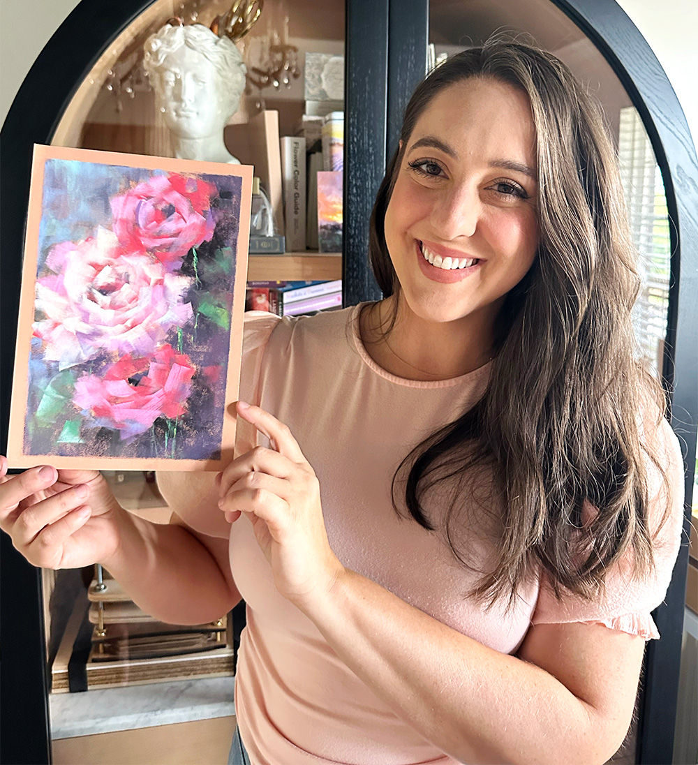 Pastel Florals Workshop | Valerie McKeehan | Crafter