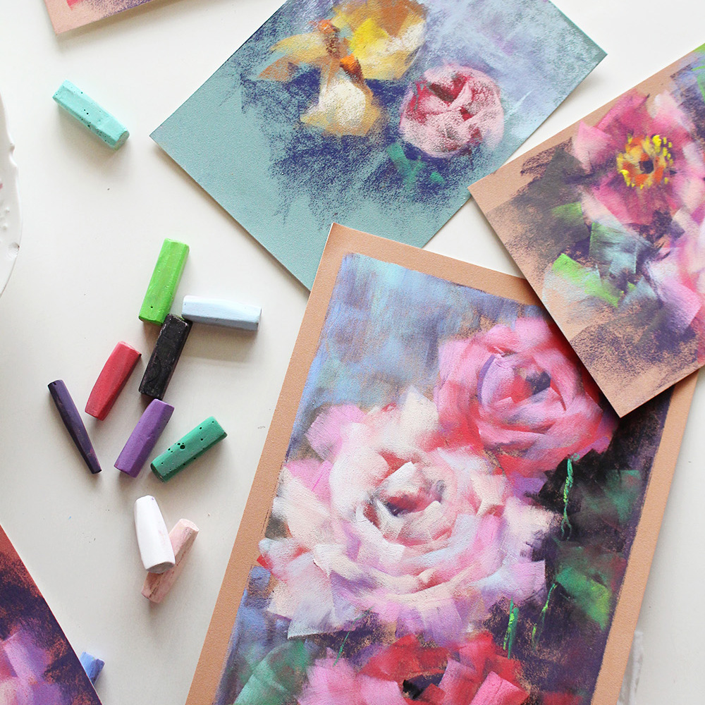 Pastel Florals Workshop | Valerie McKeehan | Crafter