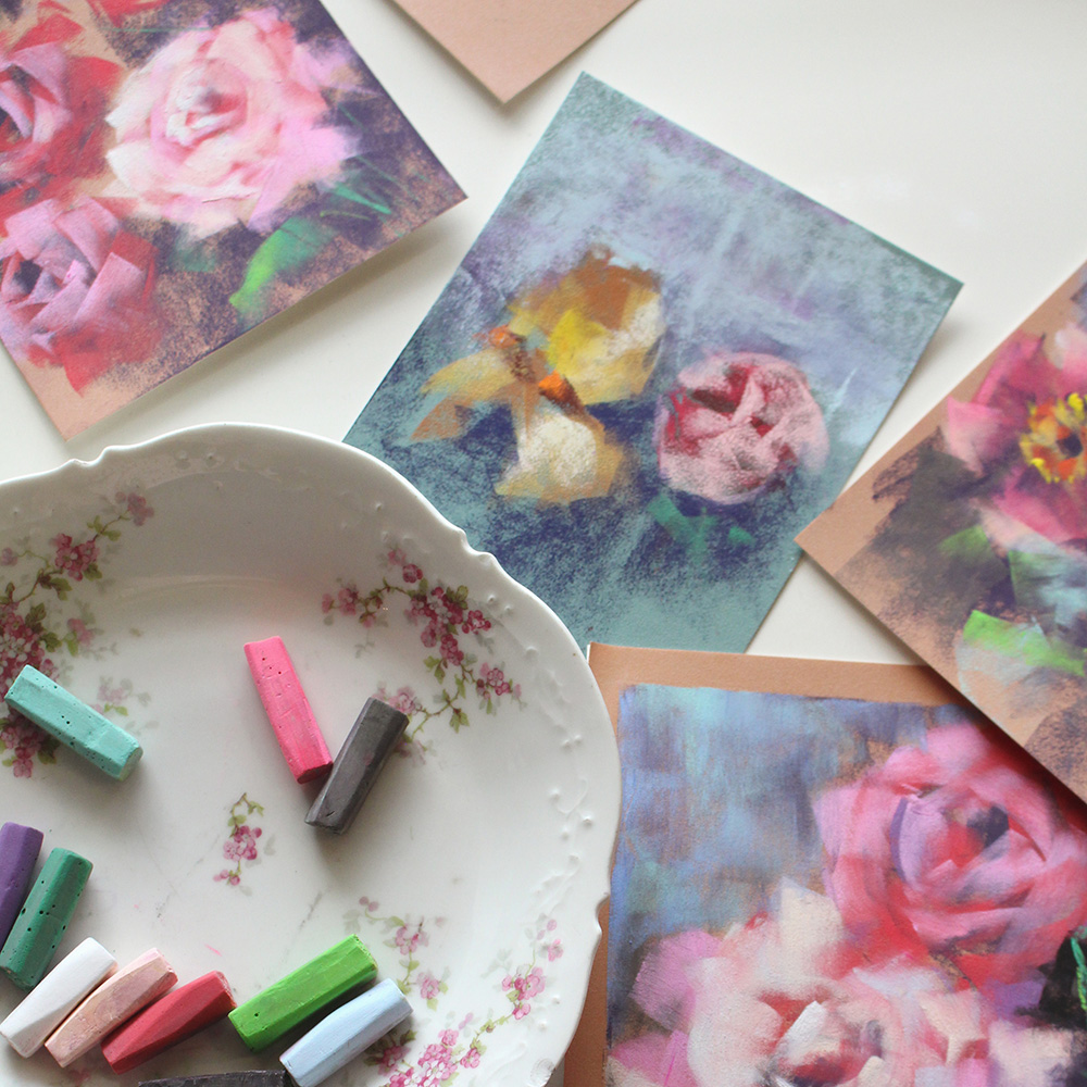 Pastel Florals Workshop | Valerie McKeehan | Crafter