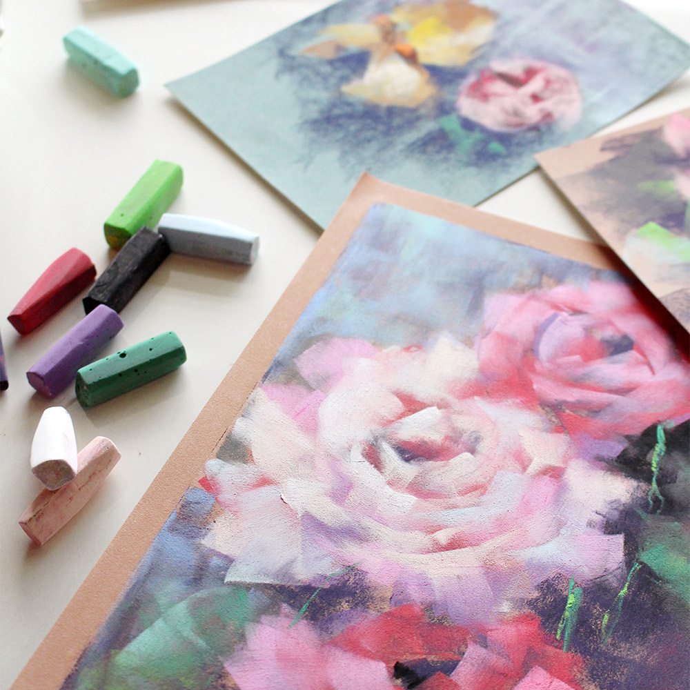 Pastel Florals Workshop | Valerie McKeehan | Crafter