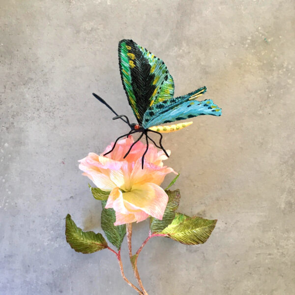 Crepe Paper Butterfly Digital Pattern
