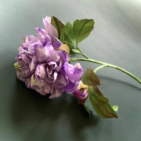Crepe Paper Garden Peony Digital Pattern