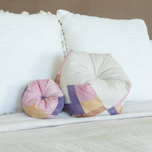 Naturally Dyed Bojagi Four-Point Cushions Digital Class