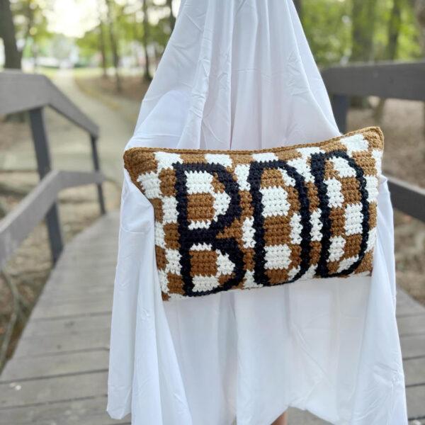 Boo Crochet Pillow Digital Pattern