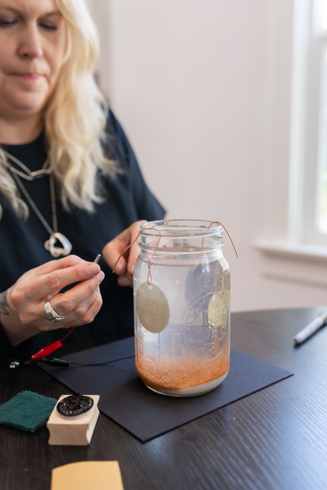 Brass Metal Etching Workshop | Emily Burton | Crafter