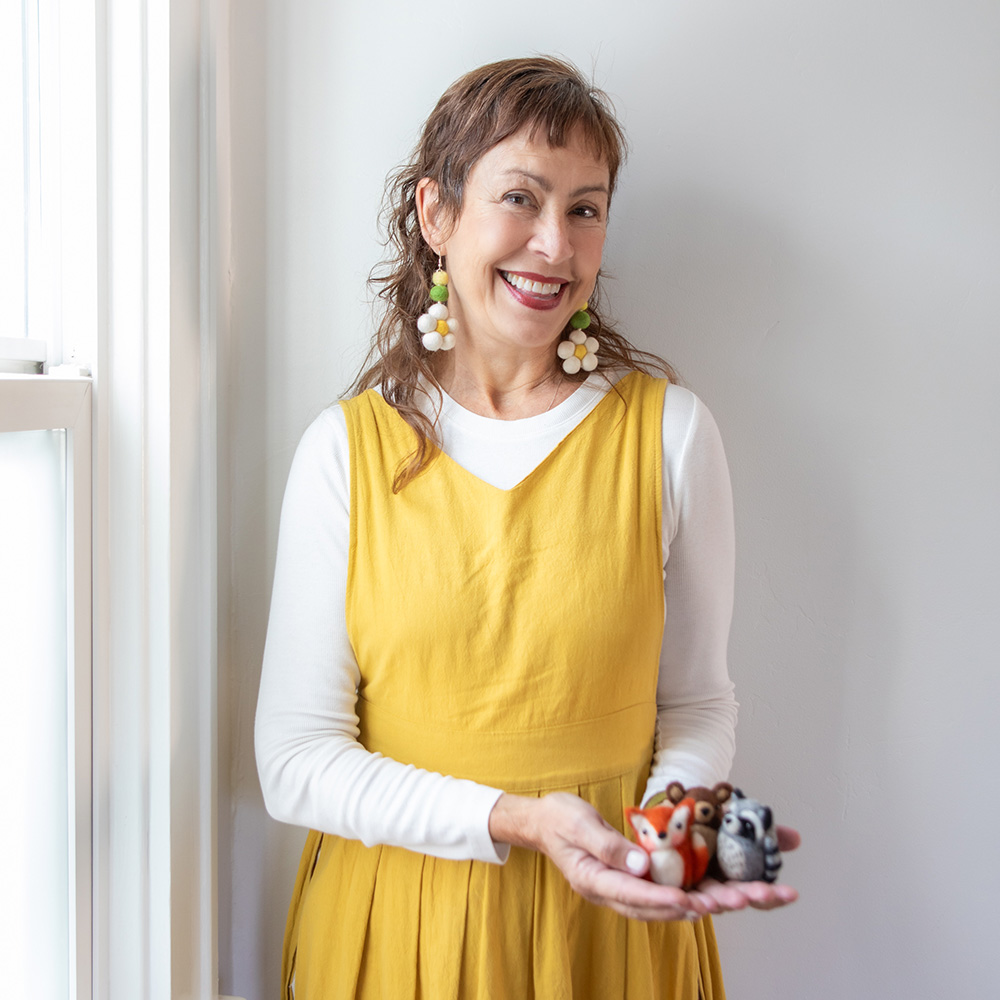 Wool Felted Woodland Animals Workshop | Val Hebert | Crafter