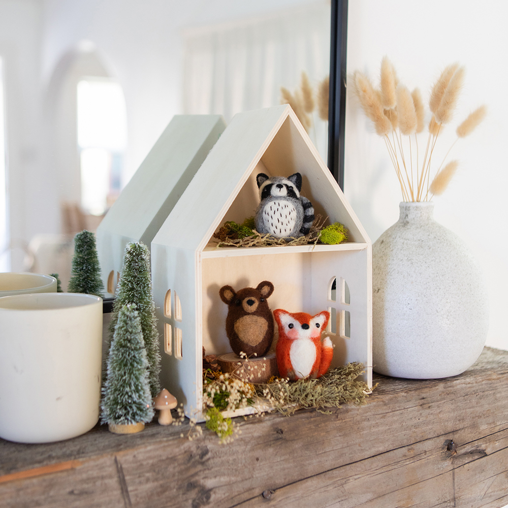 Wool Felted Woodland Animals Workshop | Val Hebert | Crafter