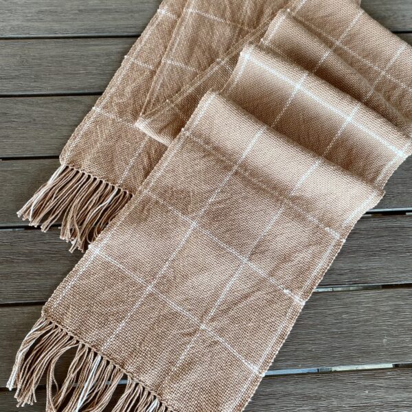 Windowpane Scarf Rigid Heddle Weaving Digital Pattern