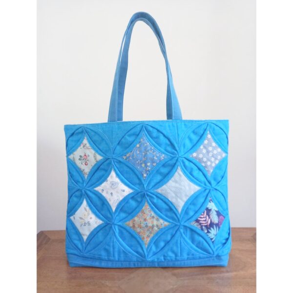 Cathedral Windows Tote Bag Sewing Digital Pattern