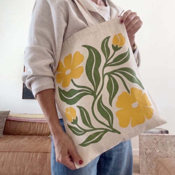 Winding Poppies Stenciling Digital Pattern