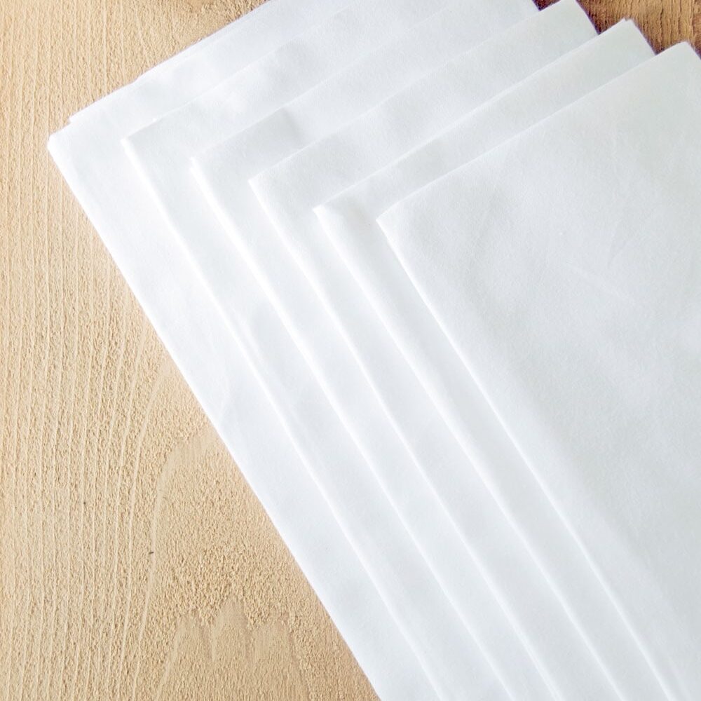 Materials Kit: White Cloth Napkins