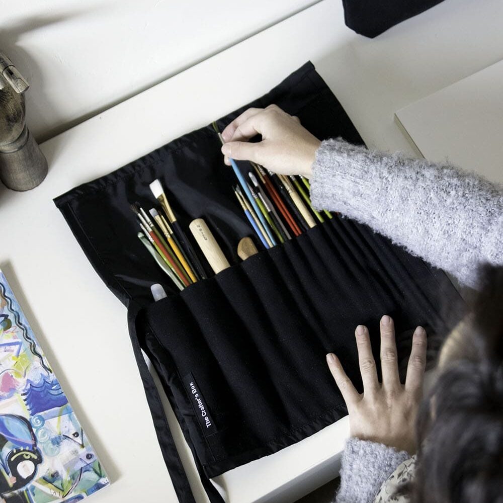 A Canvas & Leather Tool Roll | For crafting essentials, a collaboration with To The Market