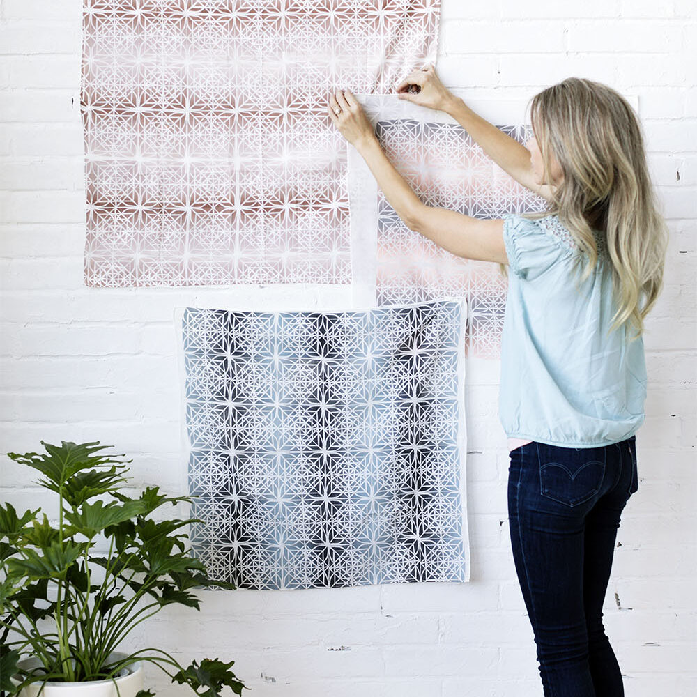 Tiled Block Print with Gradation | Mindy Schumacher | The Crafter's Box