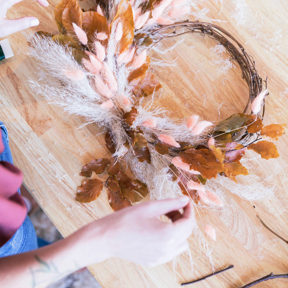 Premium Autumn Dried Wreath Making | Natalie Gill | Native Poppy | The Crafter's Box