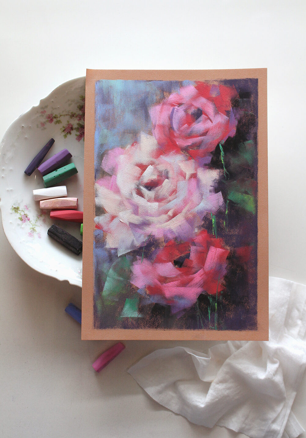Pastel Florals Workshop | Valerie McKeehan | Crafter