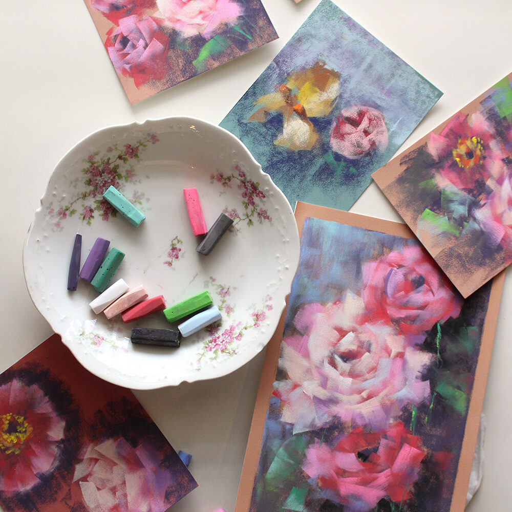 Pastel Florals Workshop | Valerie McKeehan | Crafter