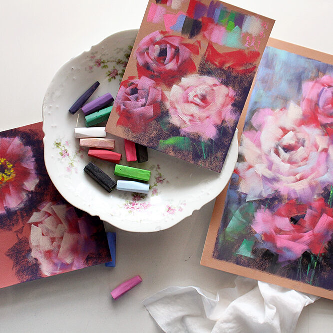 Pastel Florals Workshop | Valerie McKeehan | Crafter
