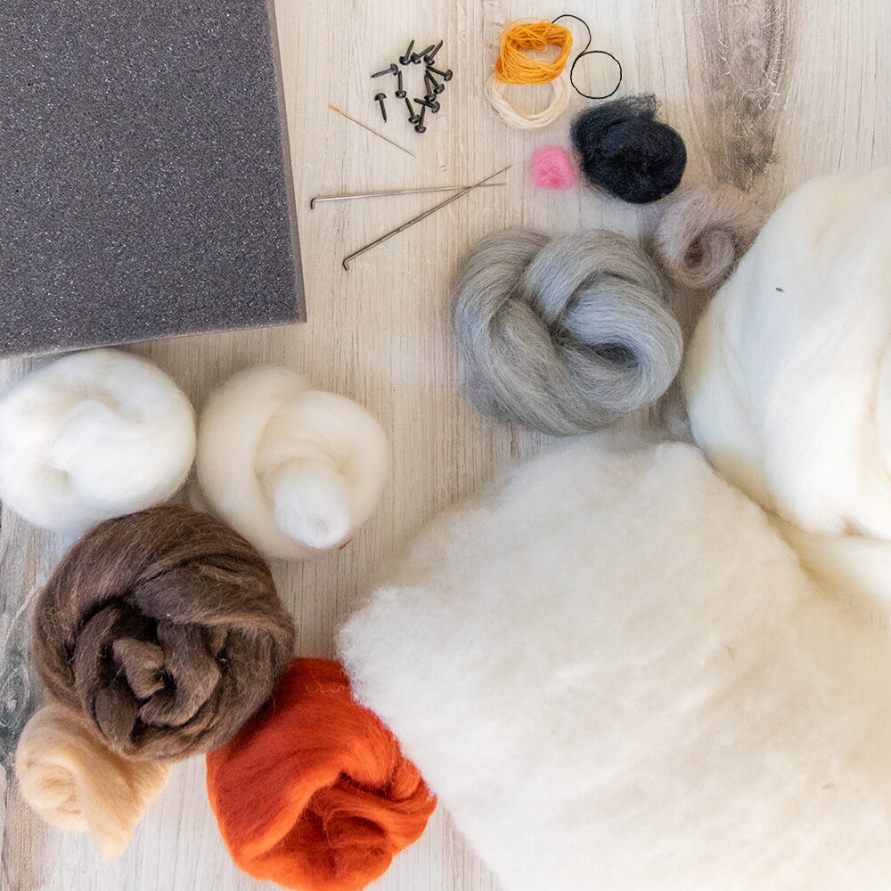 Wool Felted Woodland Animals Workshop | Val Hebert | Crafter