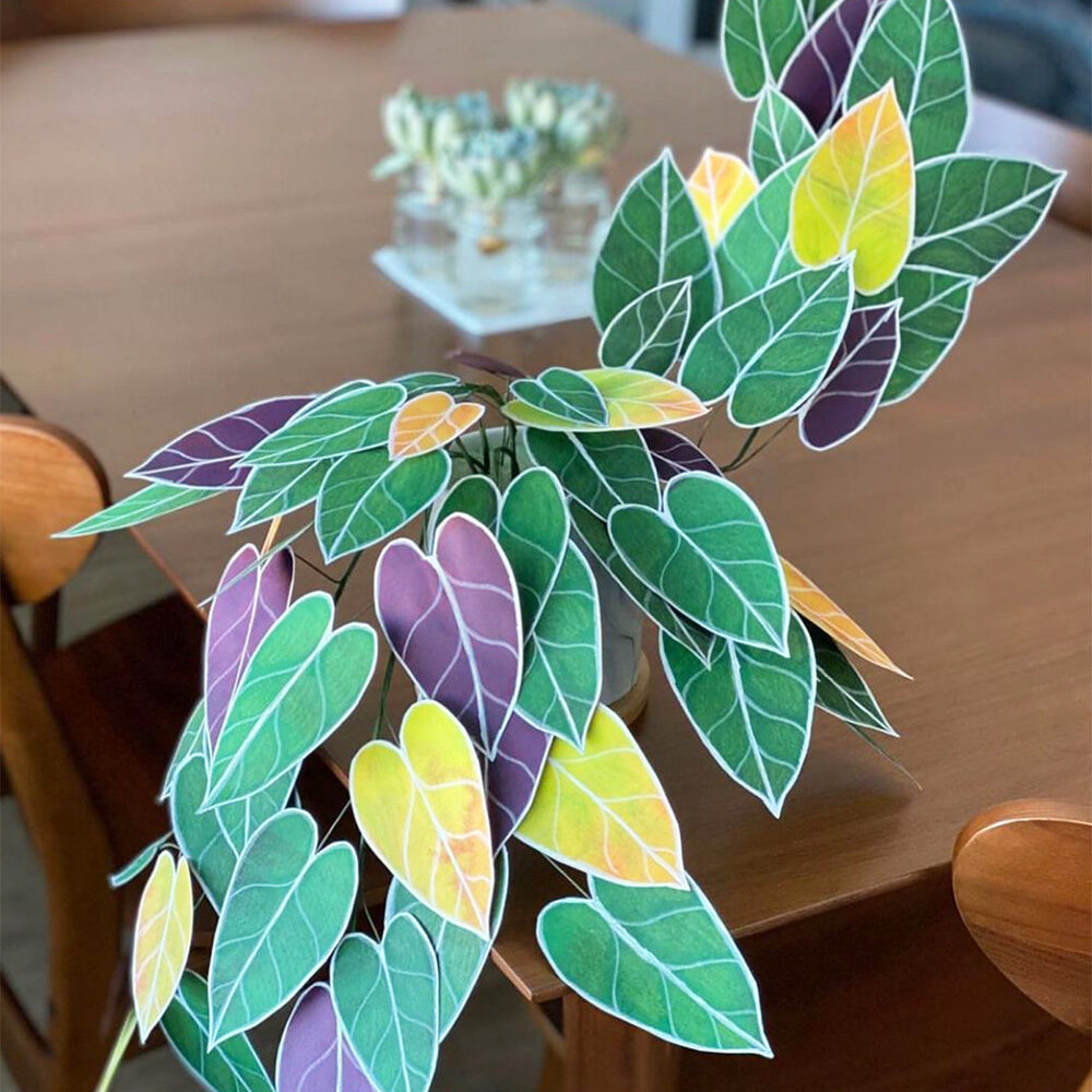 Handcrafted Paper Foliage Workshop by @crafterqq | Crafter