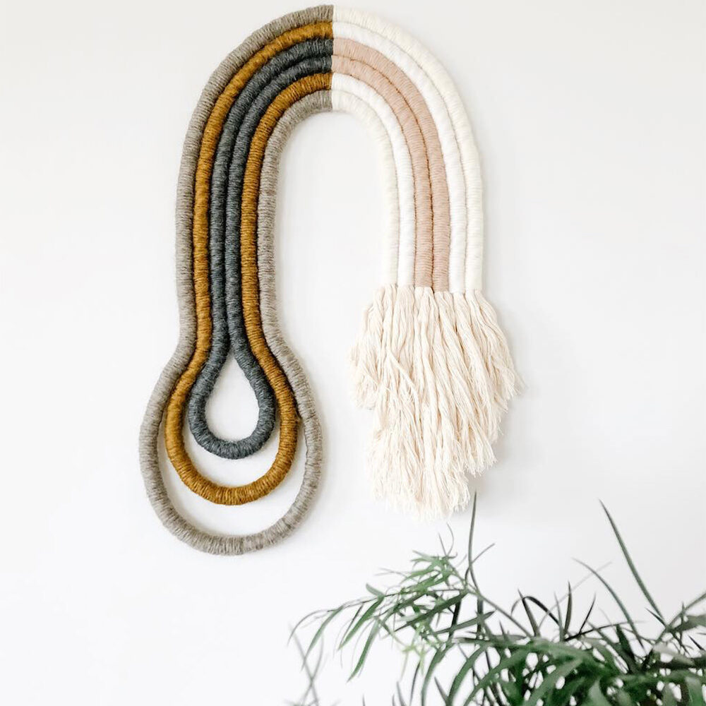 Wrapped Fiber Rainbow Workshop by @huushome | Crafter