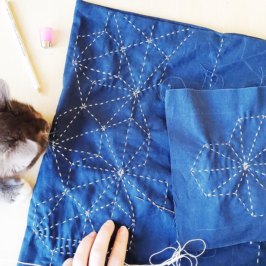 Sashiko Workshop by @sketchynotions | Crafter