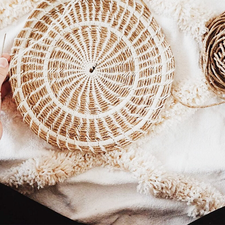 Basket Weaving Workshop by @thewoolycanvas | Crafter