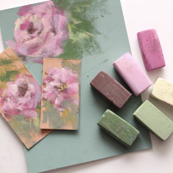 Earthberry Handmade Pastel Pigment Set | Pastel Florals Workshop | Valerie McKeehan | Crafter